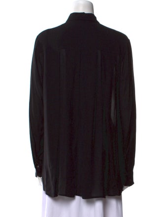 The Row Long Sleeve Button-Up Top