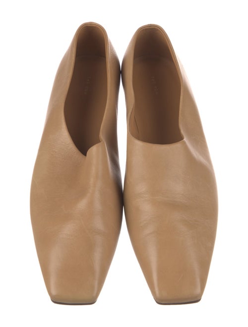 The Row Leather Ballet Flats