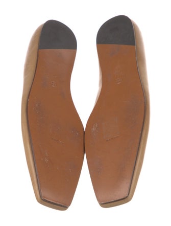 The Row Leather Ballet Flats