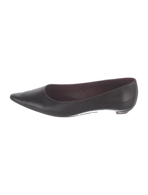 The Row Claudette Calf Leather Ballet Flats