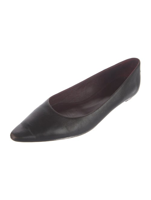 The Row Claudette Calf Leather Ballet Flats