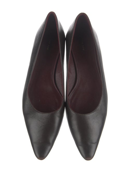 The Row Claudette Calf Leather Ballet Flats
