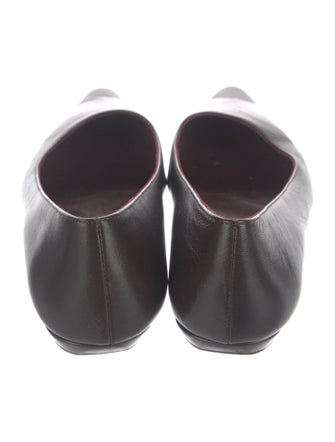 The Row Claudette Calf Leather Ballet Flats