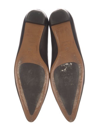 The Row Claudette Calf Leather Ballet Flats