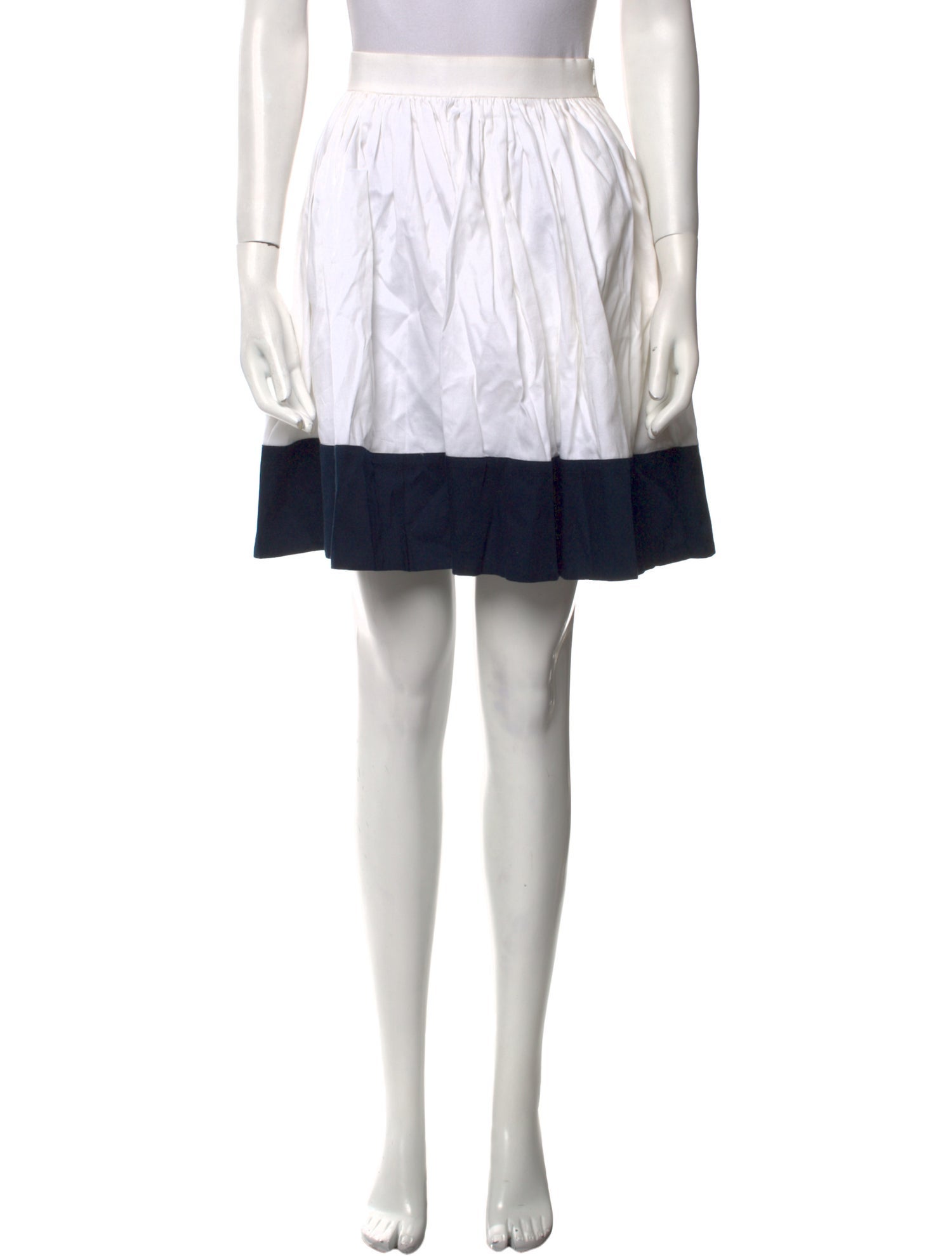 The Row Colorblock Pattern Mini Skirt