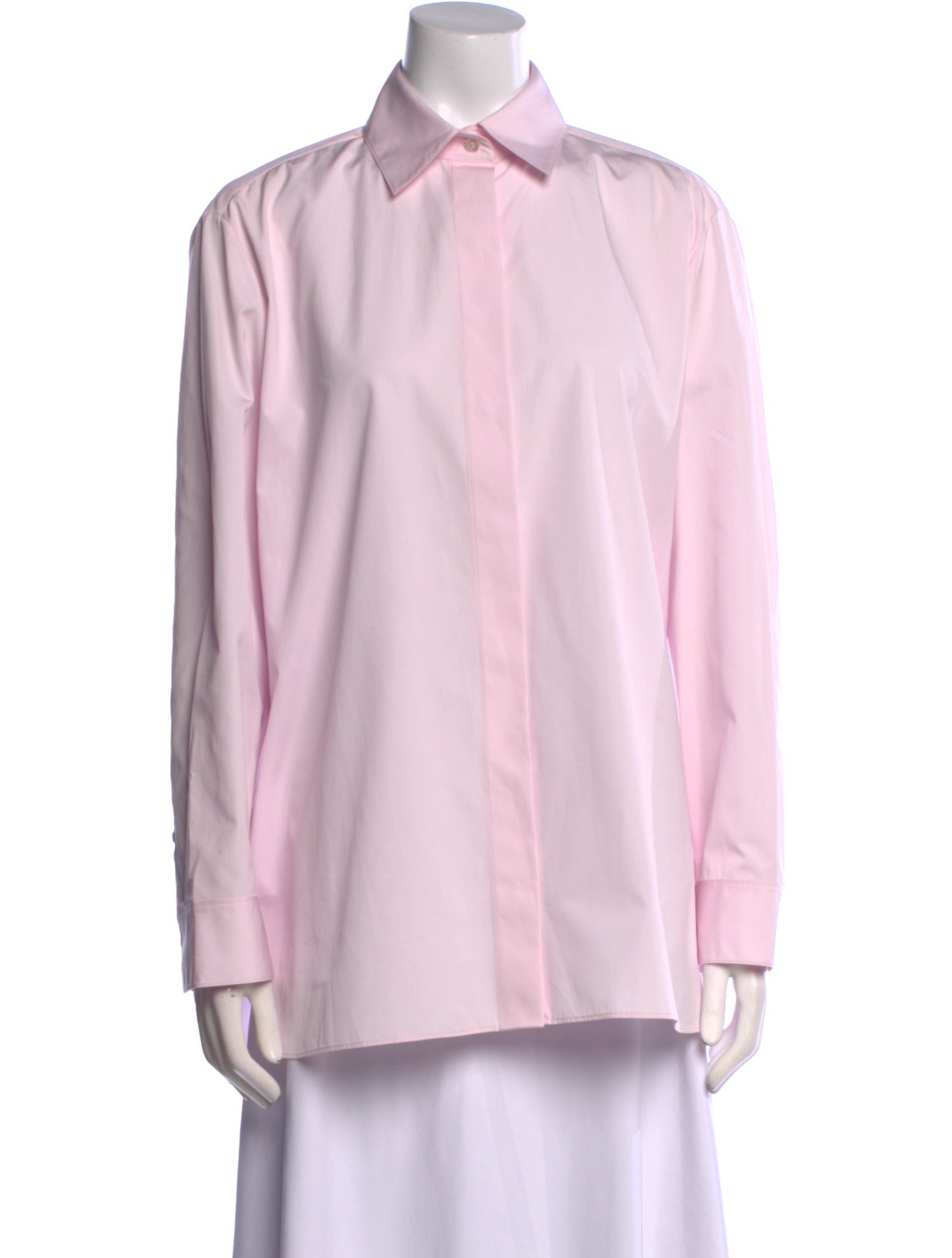 The Row Long Sleeve Button-Up Top