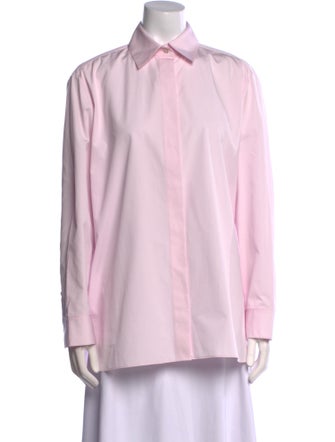 The Row Long Sleeve Button-Up Top