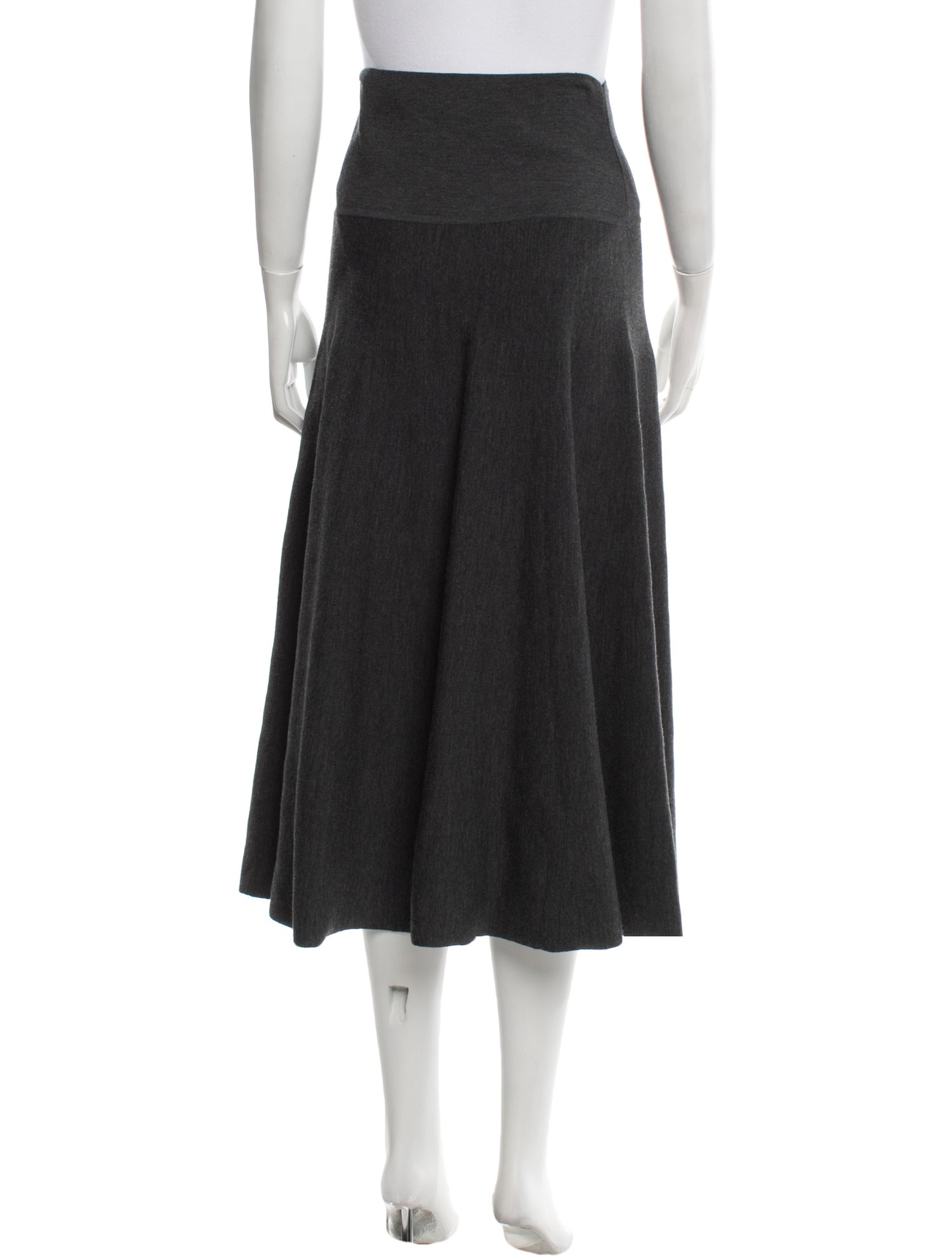 The Row Virgin Wool Midi Length Skirt