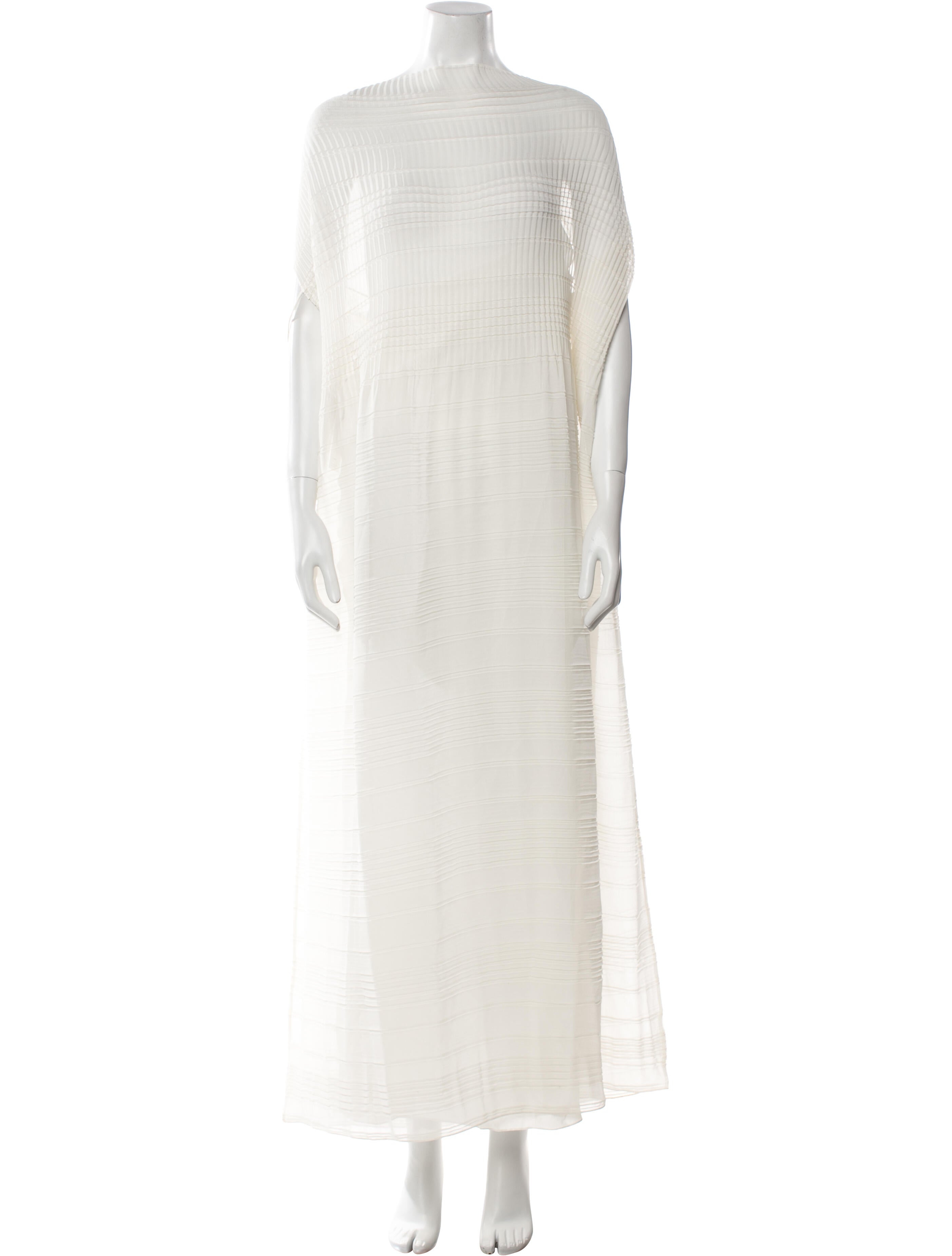 The Row Mock Neck Long Dress