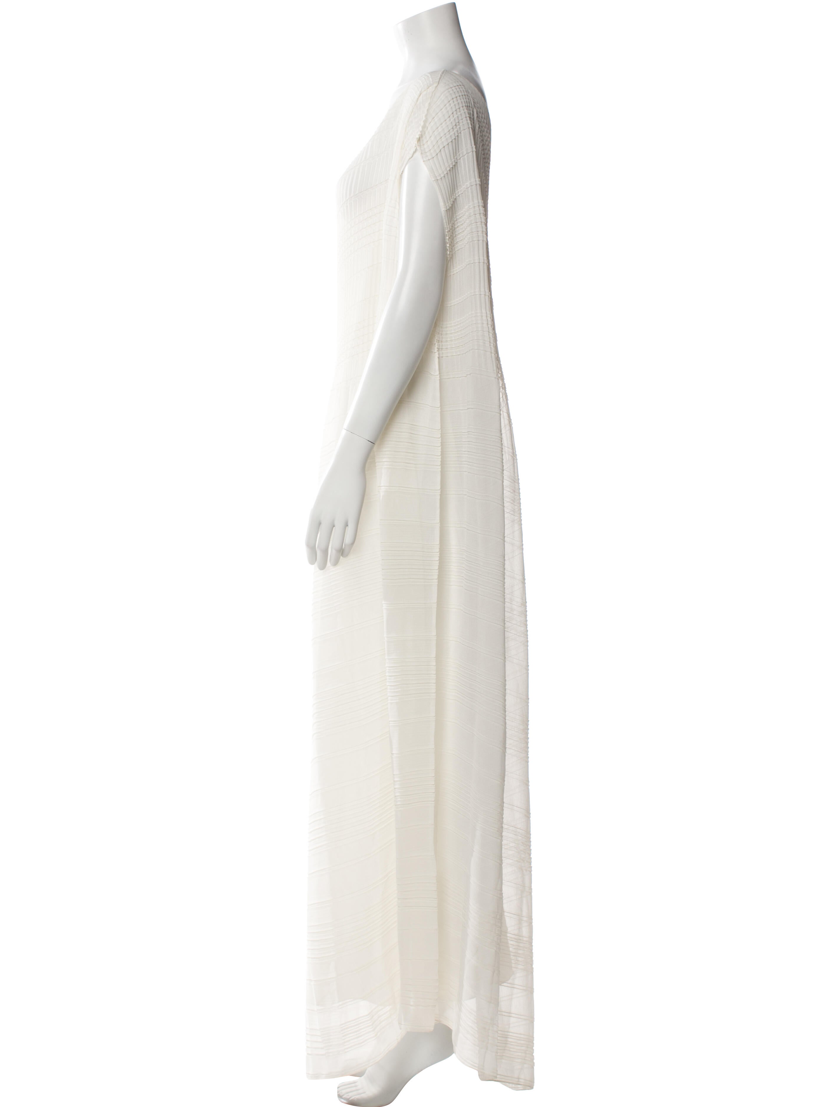 The Row Mock Neck Long Dress