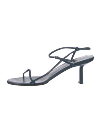 The Row Bare Leather Slingback Sandals