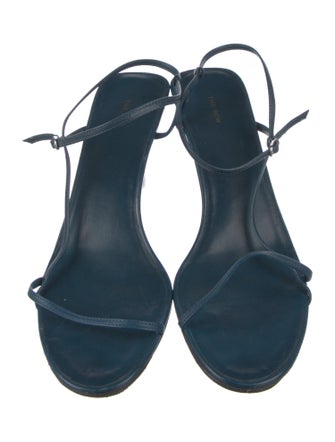 The Row Bare Leather Slingback Sandals