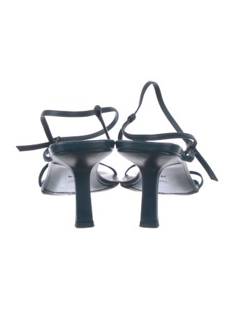 The Row Bare Leather Slingback Sandals