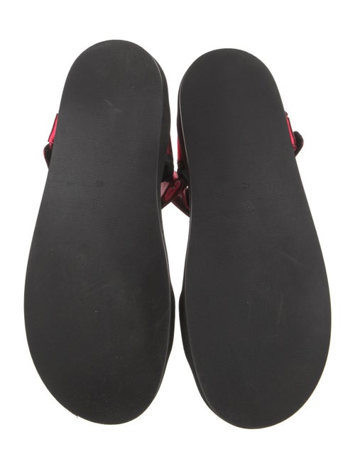 The Row Hook-and-Loop Leather Sandals