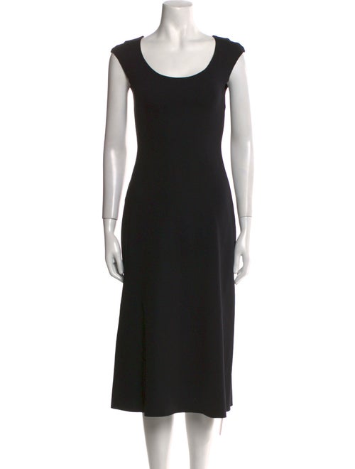 The Row Scoop Neck Midi Length Dress