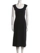 The Row Scoop Neck Midi Length Dress