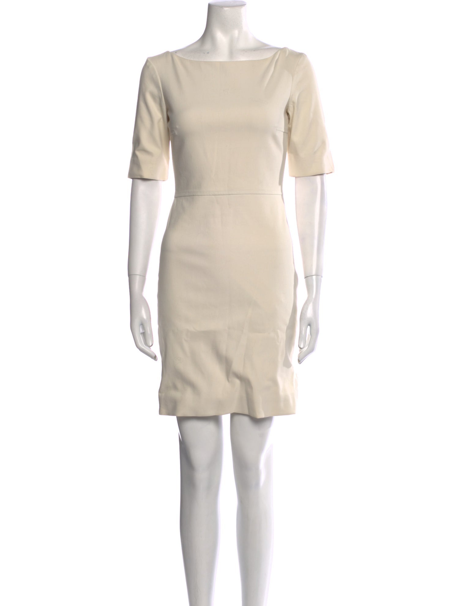 The Row Bateau Neckline Mini Dress