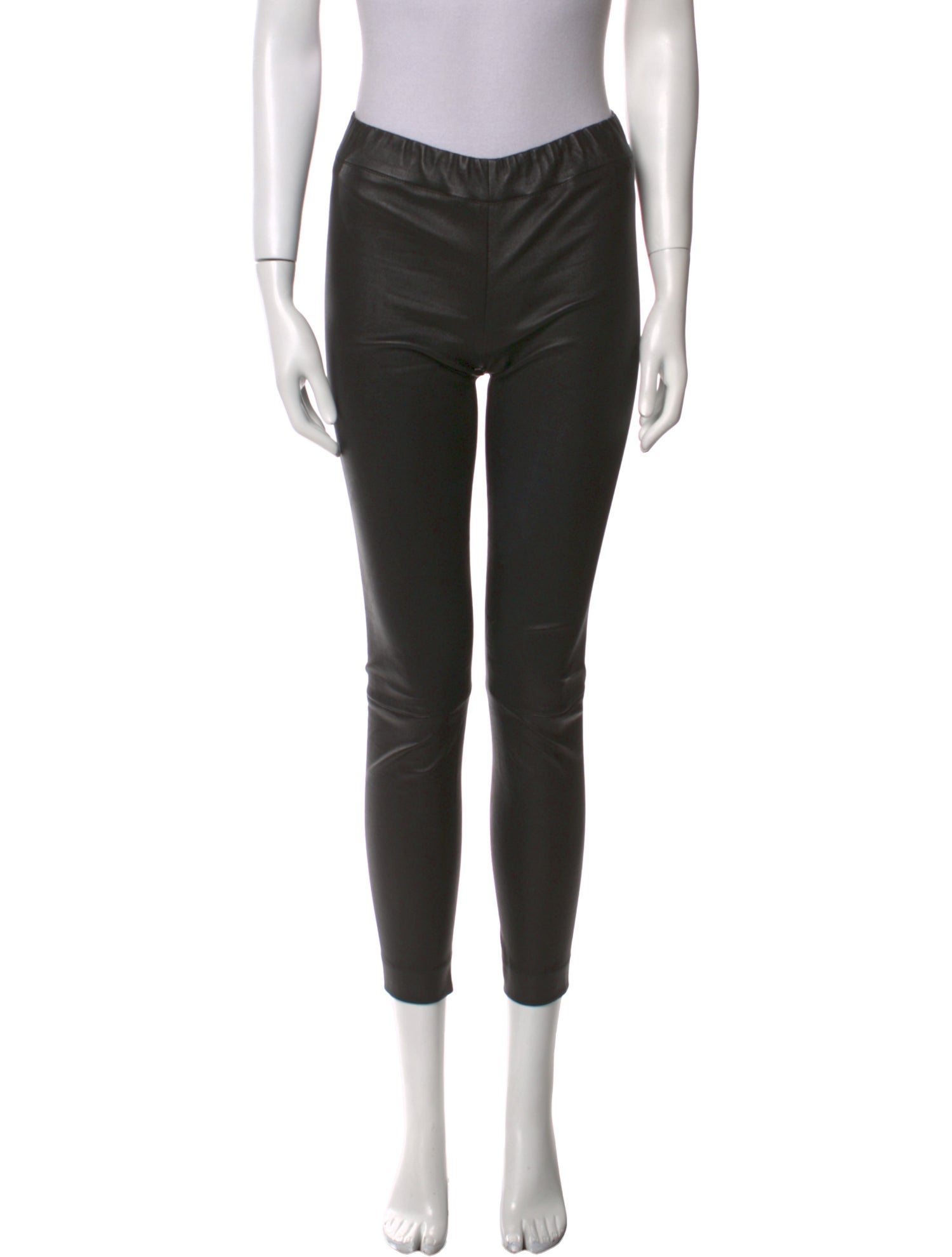 The Row Leather Skinny Leg Pants