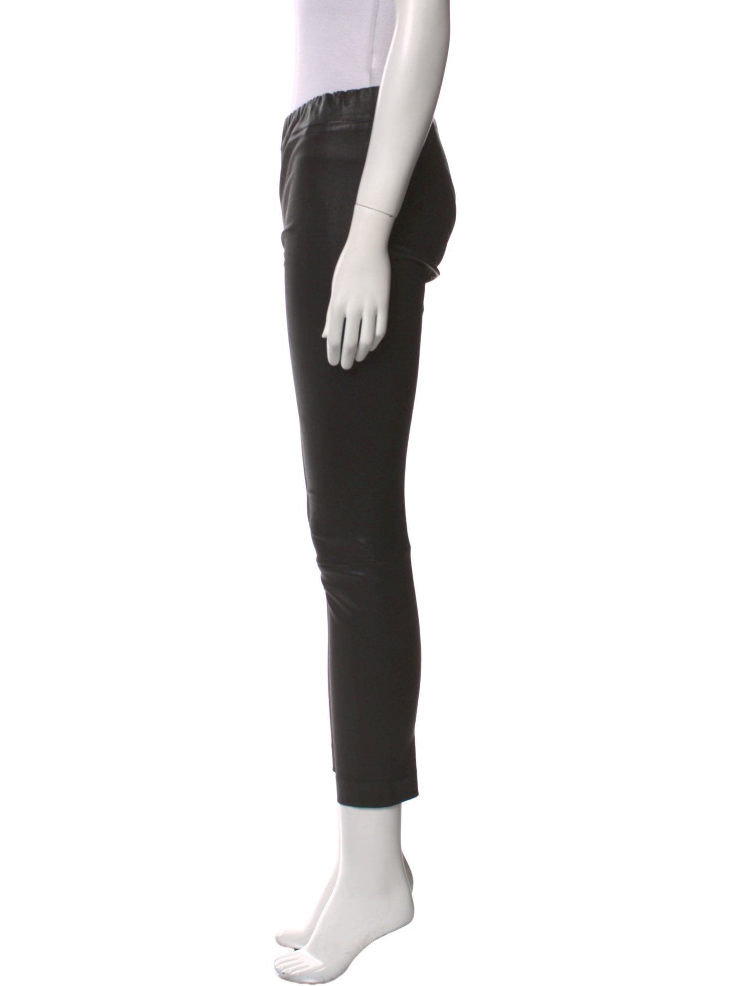The Row Leather Skinny Leg Pants