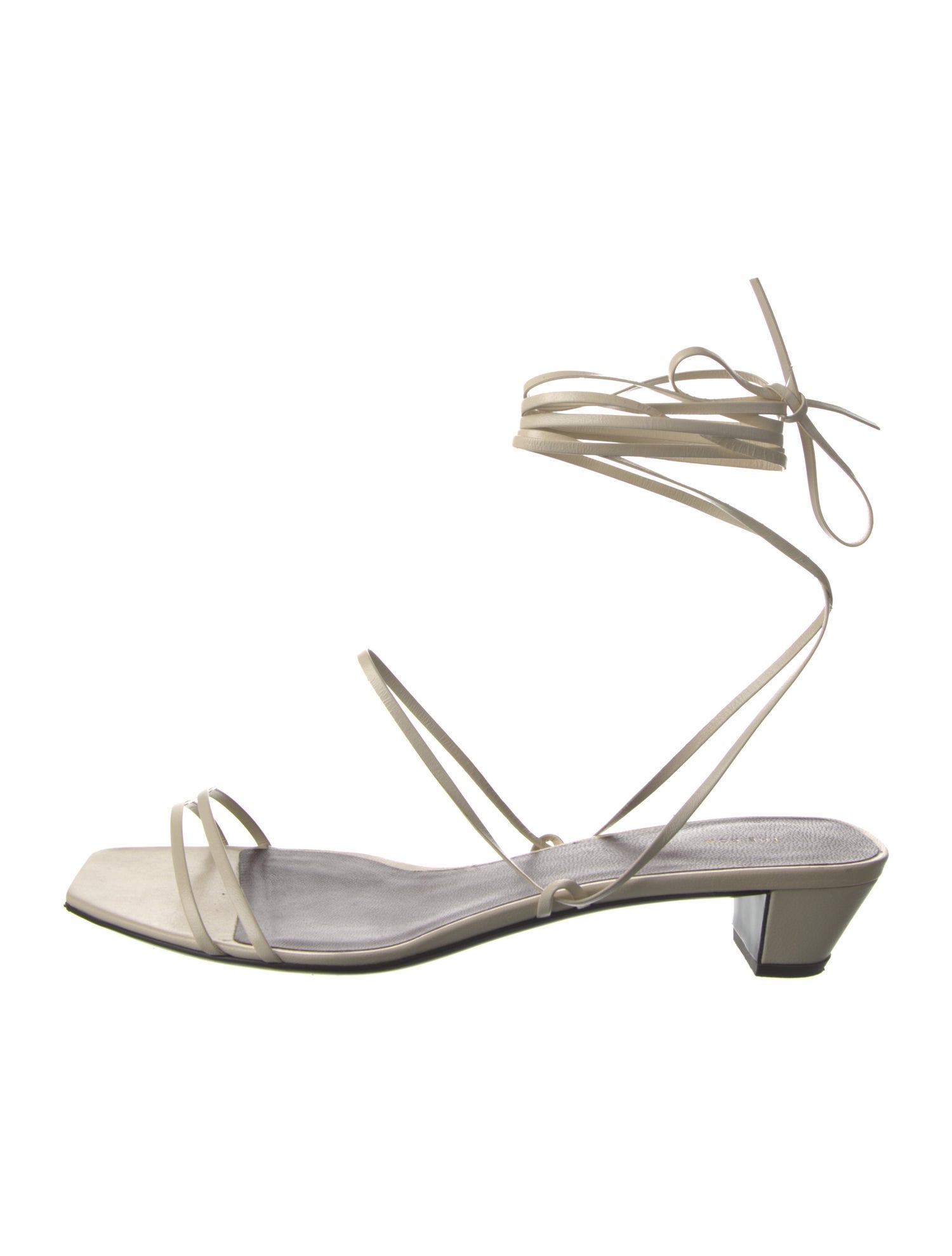 The Row Graphic Strap Lambskin Slides