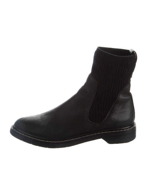 The Row Leather Sock Boots