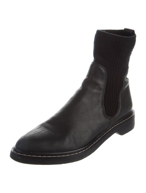 The Row Leather Sock Boots