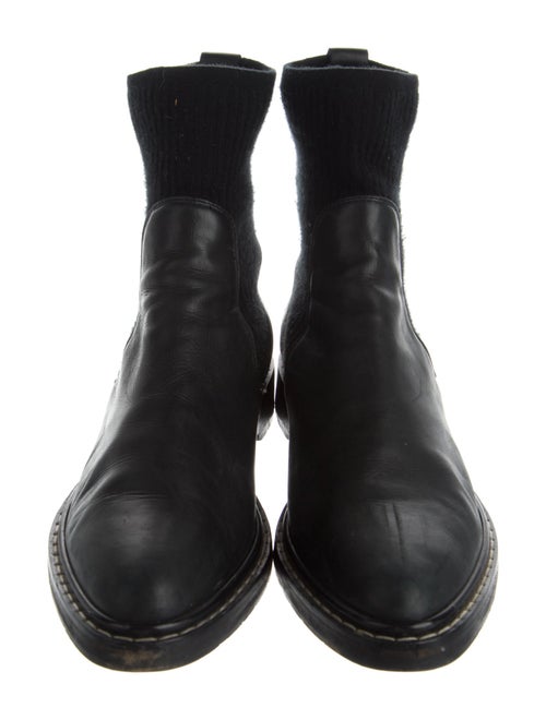 The Row Leather Sock Boots