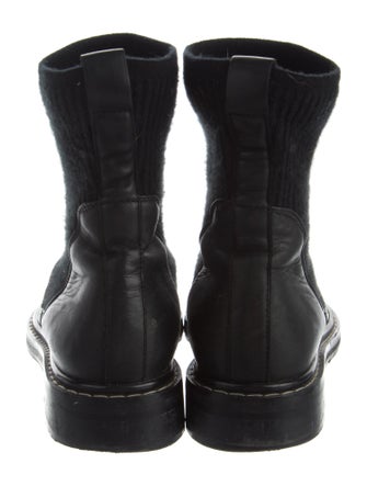 The Row Leather Sock Boots