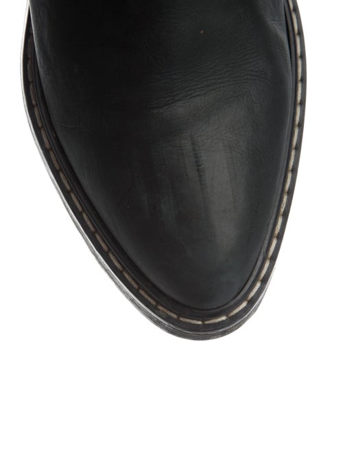 The Row Leather Sock Boots