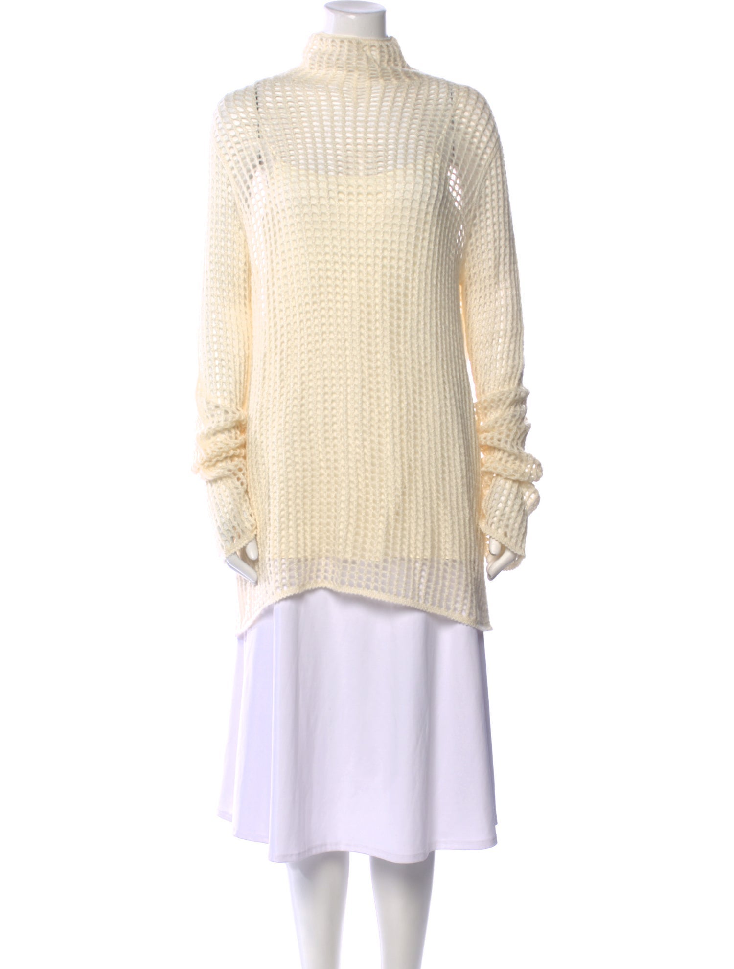 The Row Crochet Silk Sweater