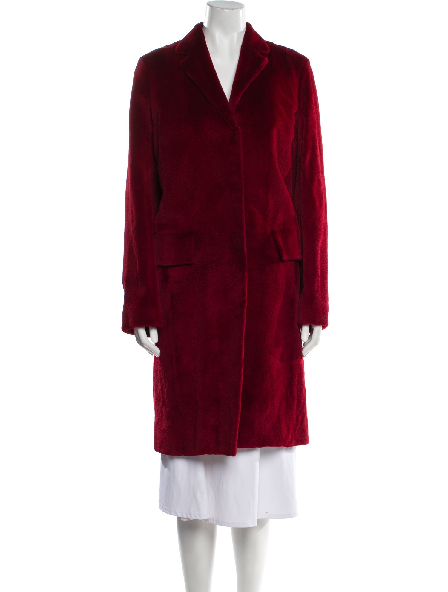 Moschino Couture Shoe Print Knee-Length Coat - Grey Coats