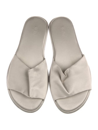 The Row Satin Slides