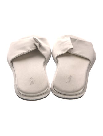 The Row Satin Slides