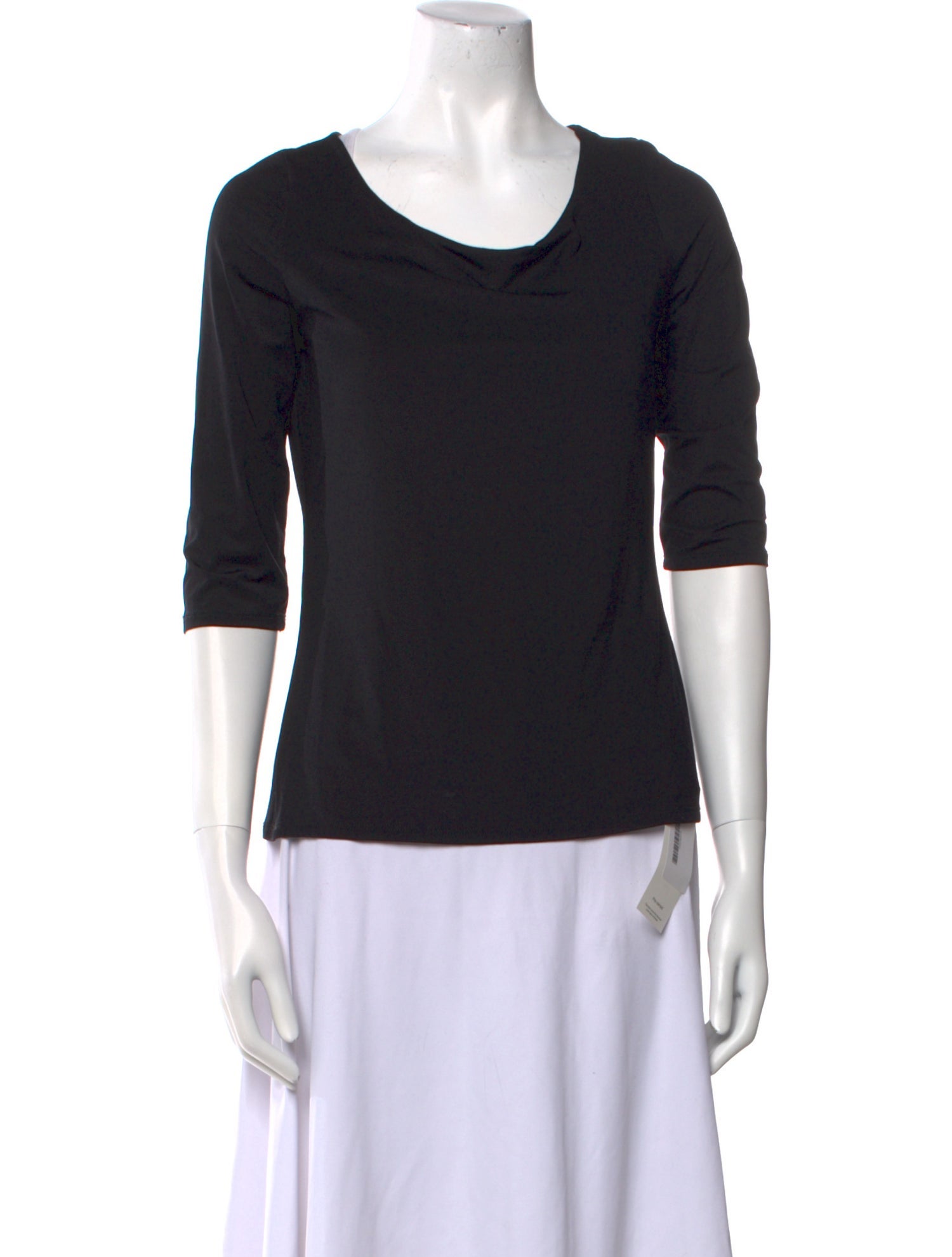 The Row Scoop Neck Three-Quarter Sleeve T-Shirt