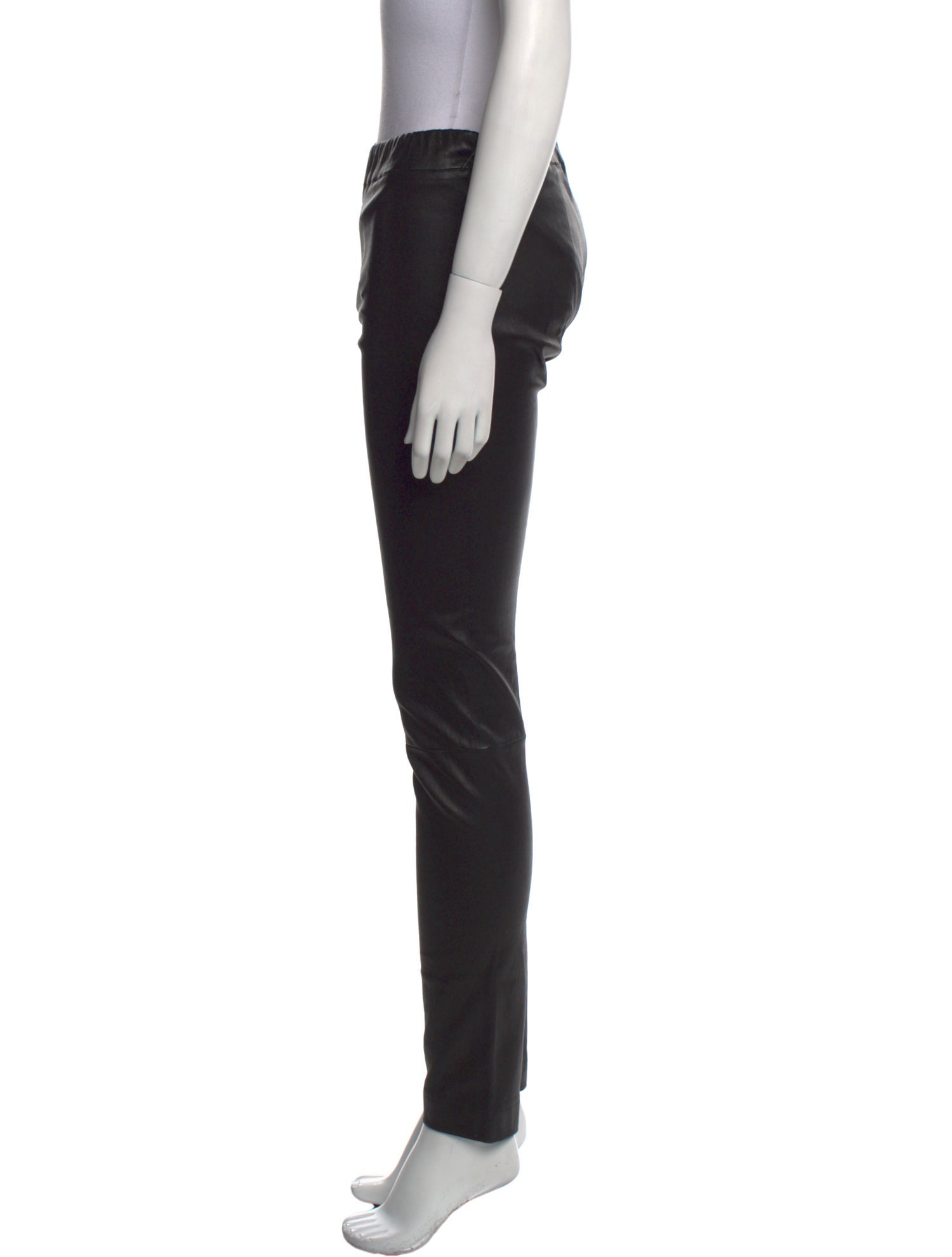 The Row Leather Skinny Leg Pants