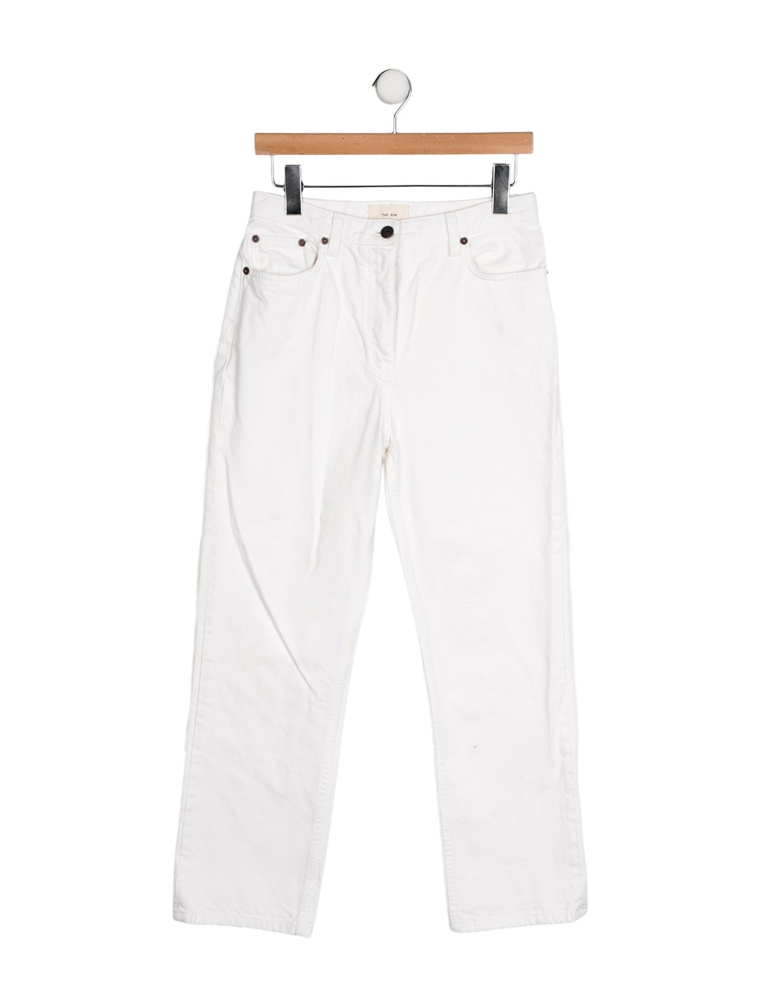 The Row High-Rise Straight Leg Jeans