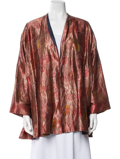 The Row Silk Printed Coat