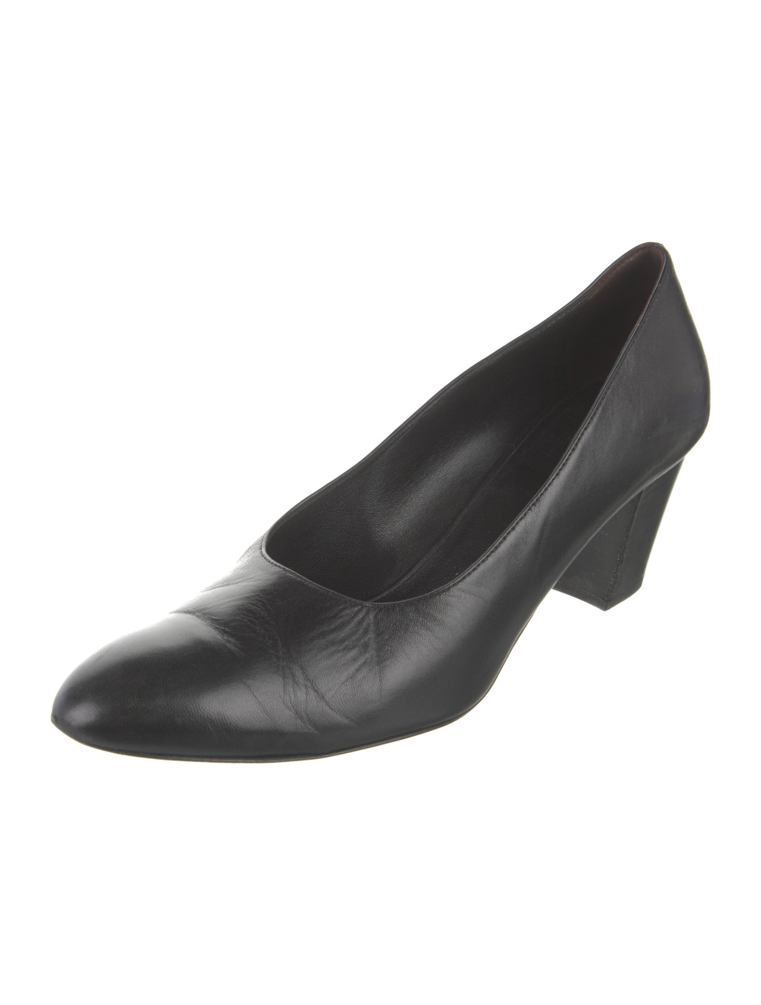 The Row Charlotte Calfskin Pumps