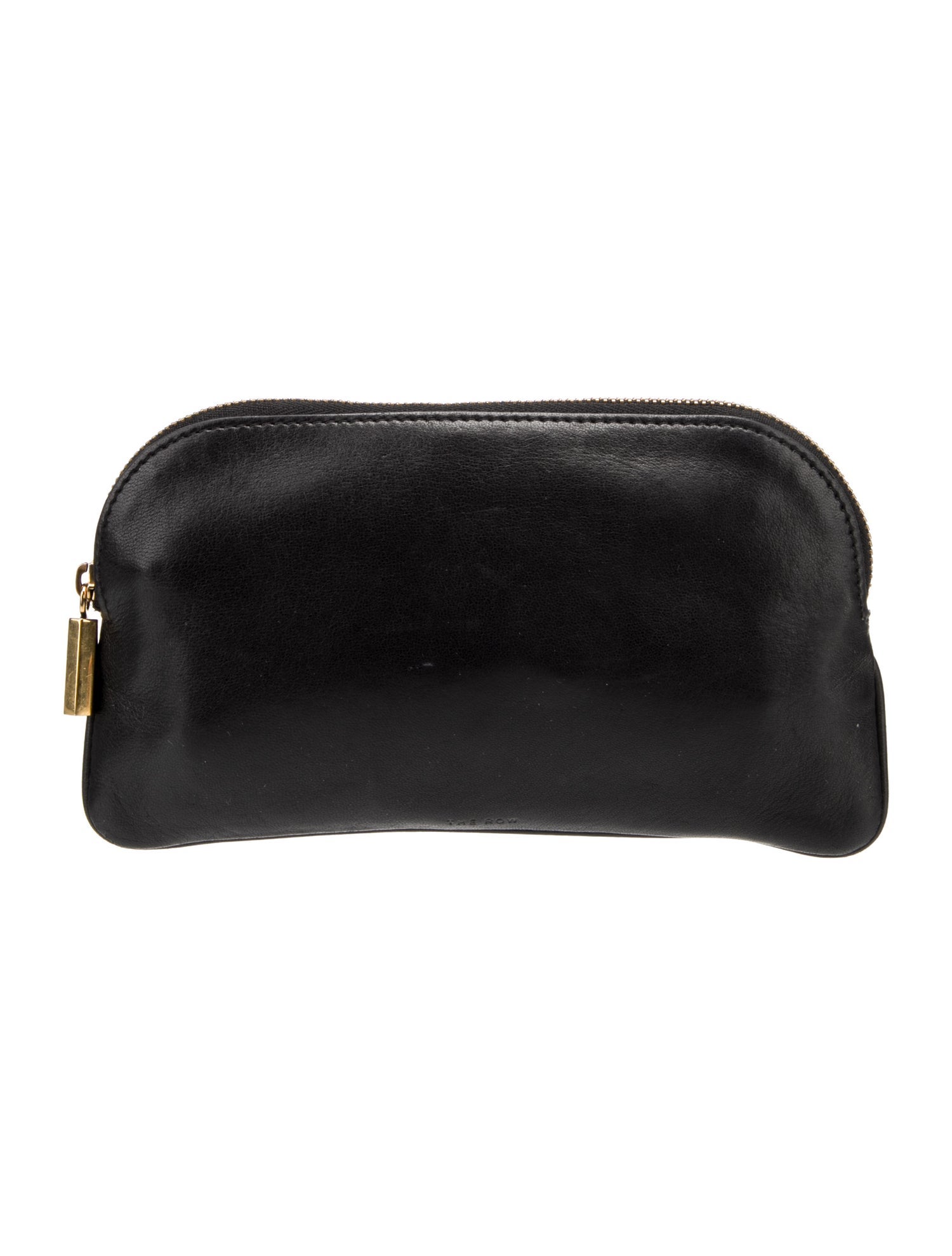 The Row Leather Clutch