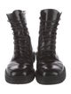 The Row Ranger Patent Leather Combat Boots