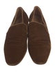 The Row Alys Velvet Loafers