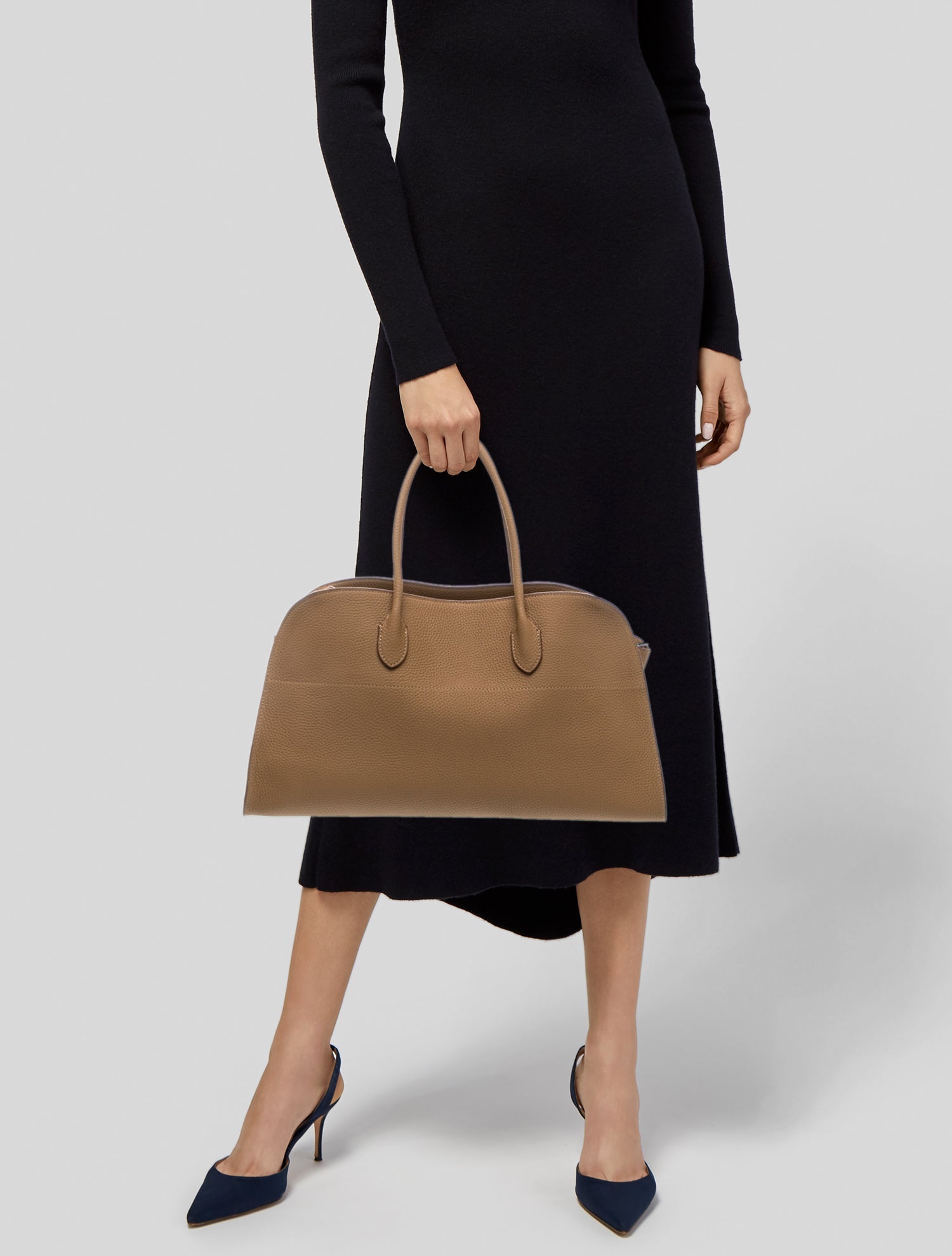 The Row Leather E/W Soft Margaux