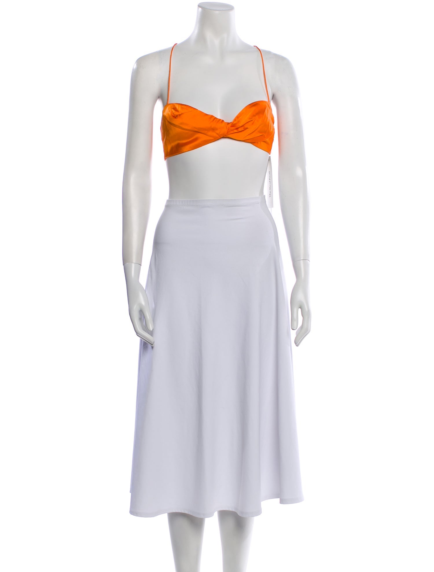 The Sei Silk Square Neckline Crop Top w/ Tags