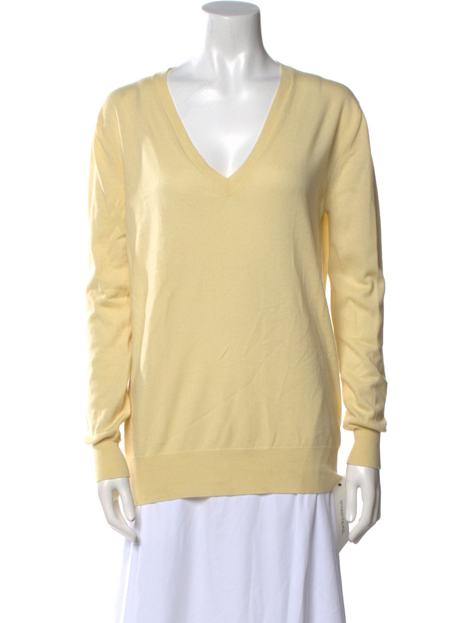 The Row Cashmere V-Neck Sweater