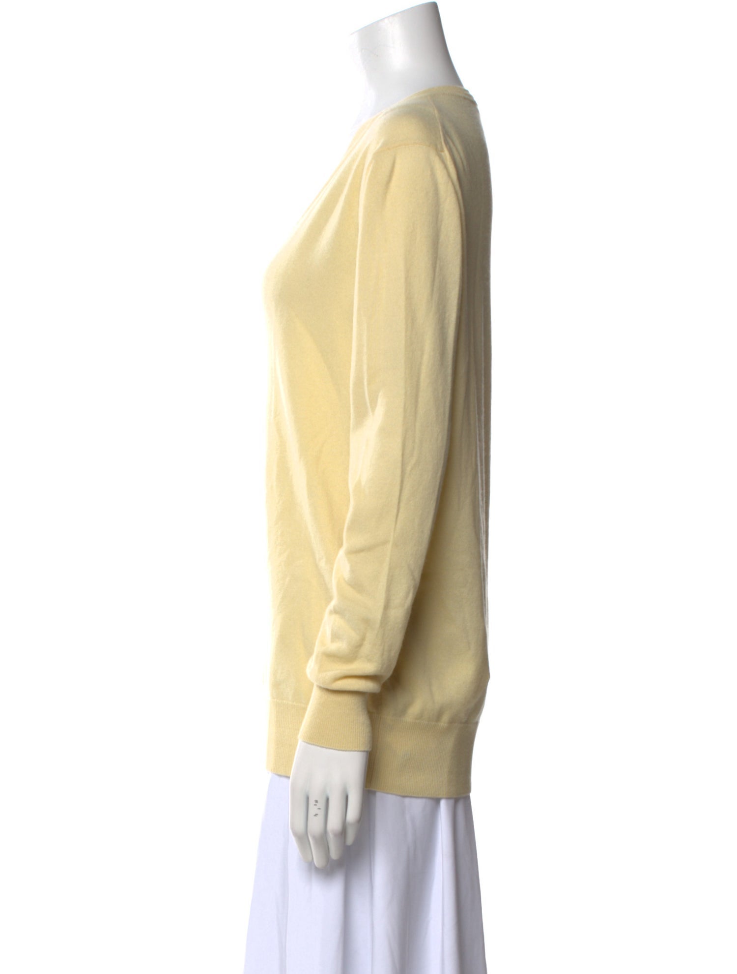 The Row Cashmere V-Neck Sweater