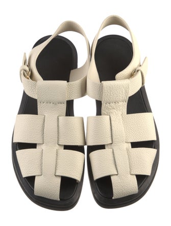 The Row Fisherman Leather Gladiator Sandals