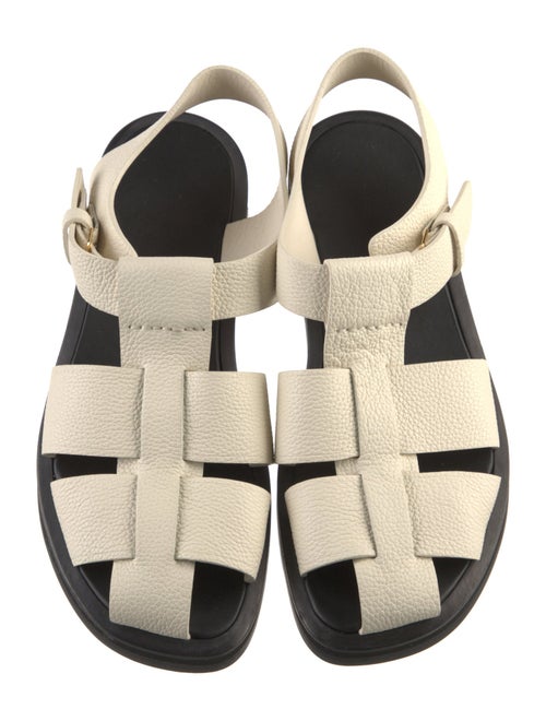 The Row Fisherman Leather Gladiator Sandals