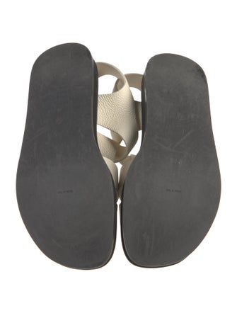 The Row Fisherman Leather Gladiator Sandals