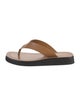 The Row Ginza Leather Flip Flops