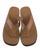 The Row Ginza Leather Flip Flops